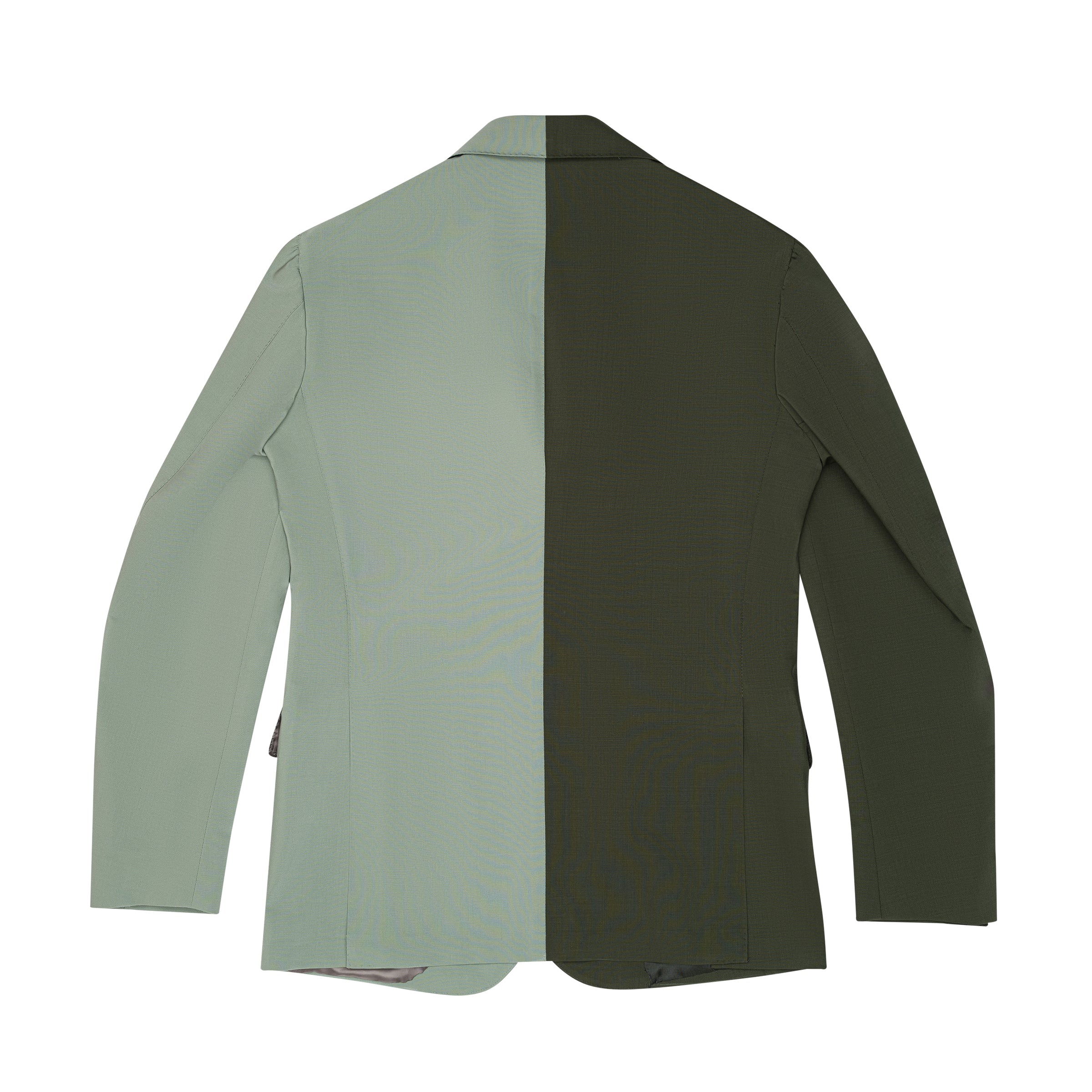 Split Green Fine Wool 3-Piece Suit