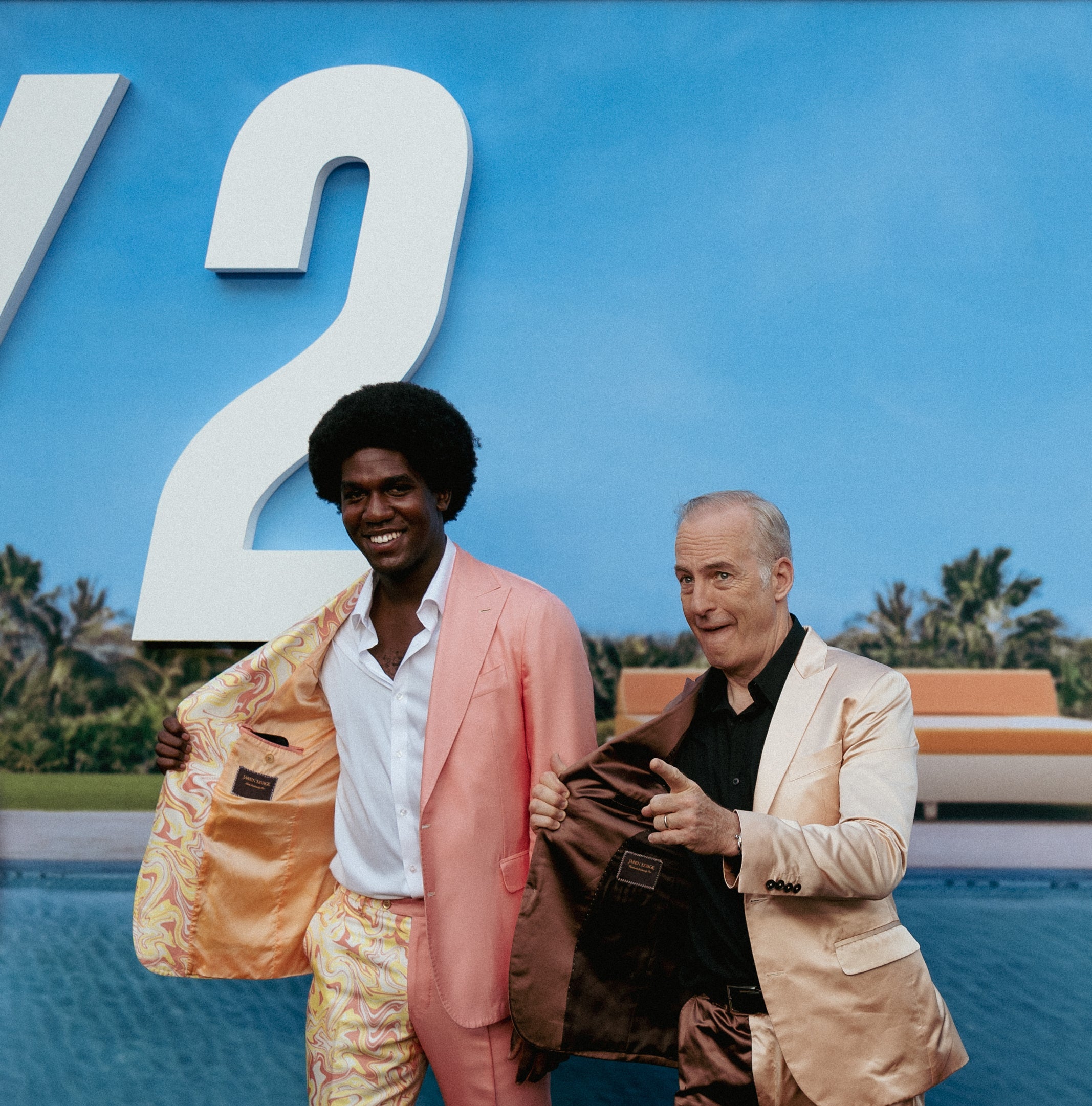 Bob Odenkirk Wears Custom Duchesse Silk Suit by Jaren Savage