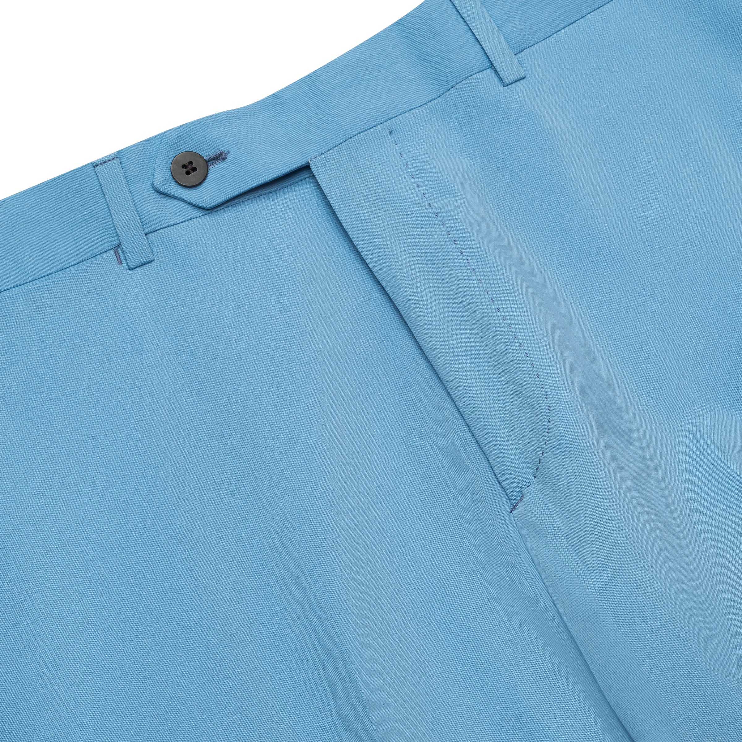Sky Blue Fine Wool 3-Piece Suit