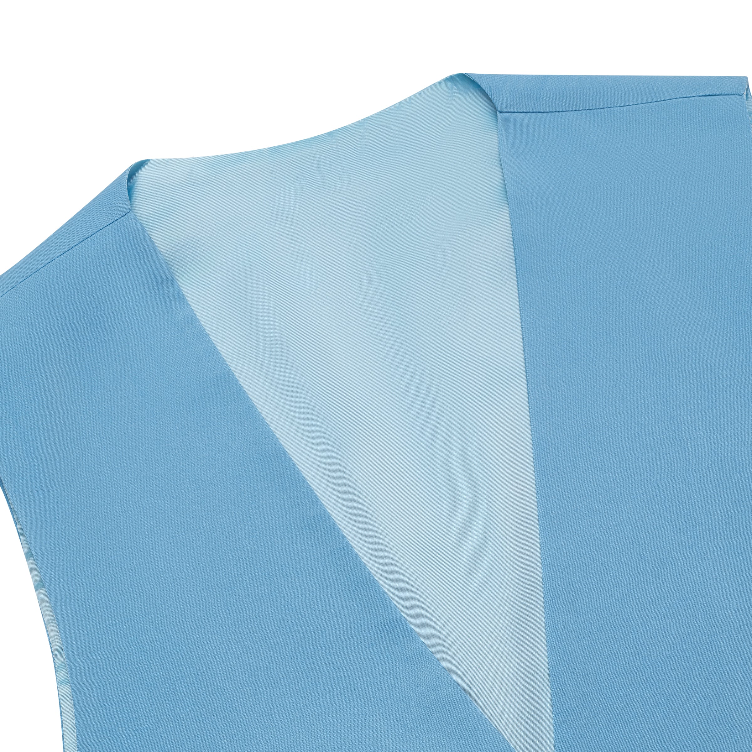 Serene Sky Blue Fine Wool Gilet