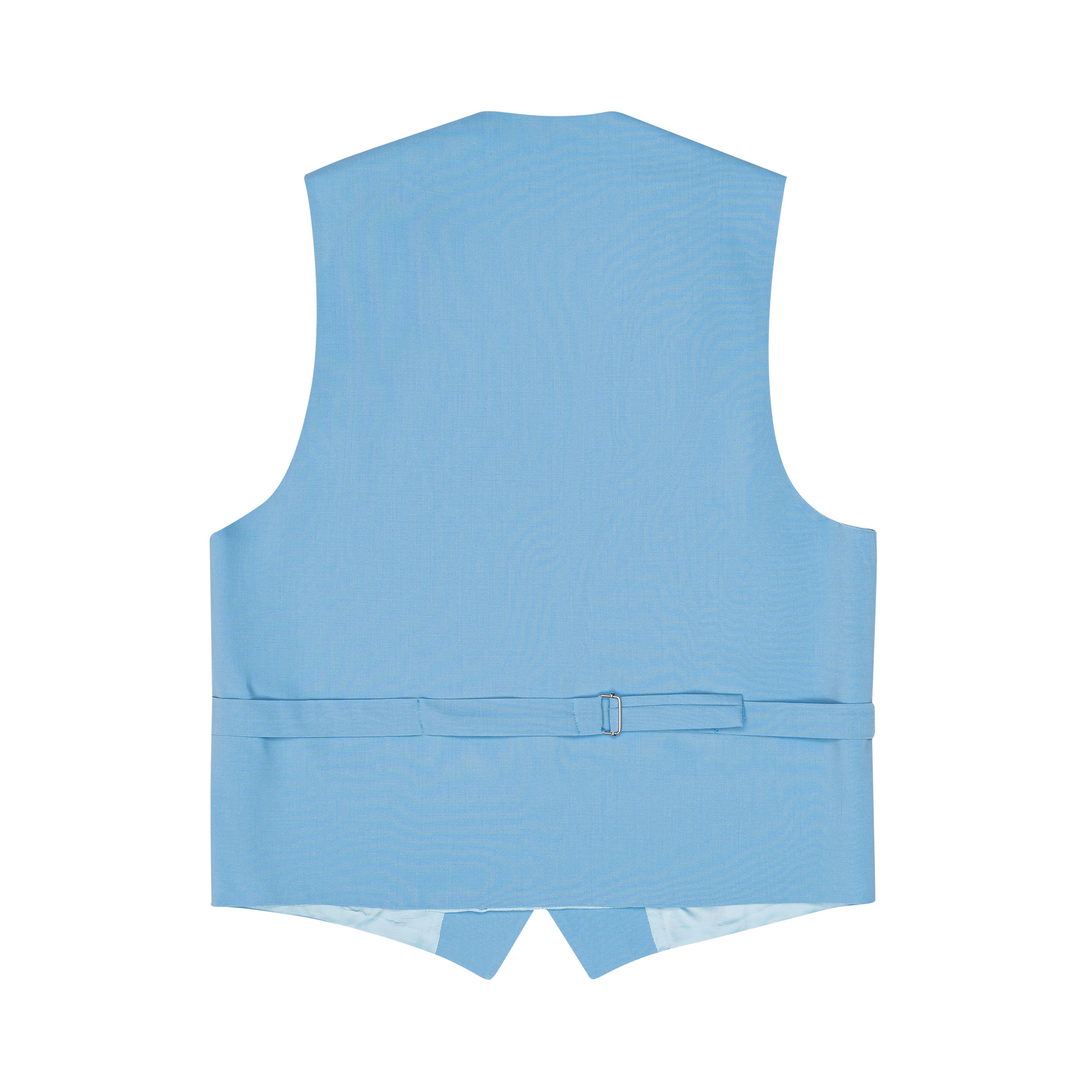Serene Sky Blue Fine Wool Gilet