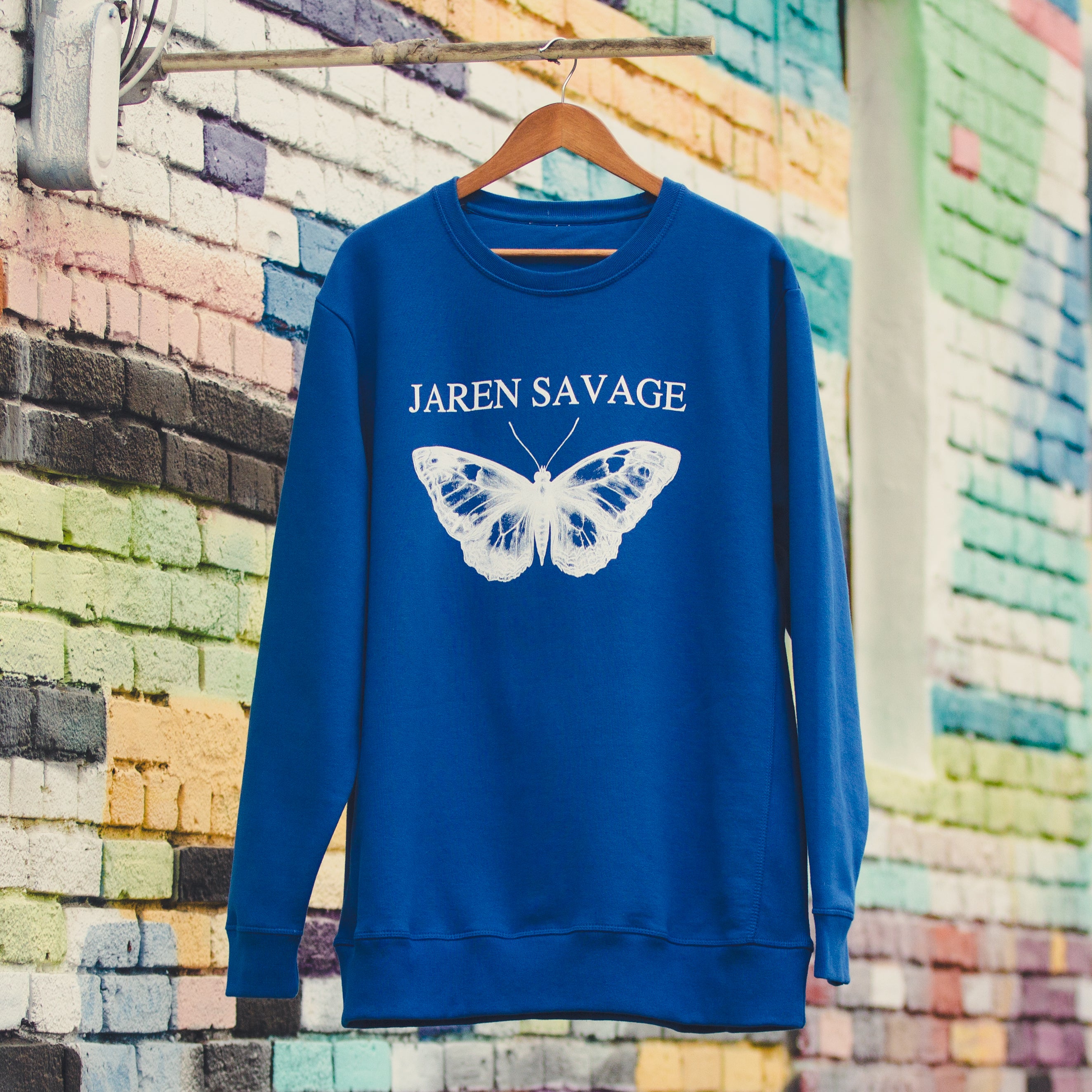 French Blue Limited Edition Butterfly Crew Neck