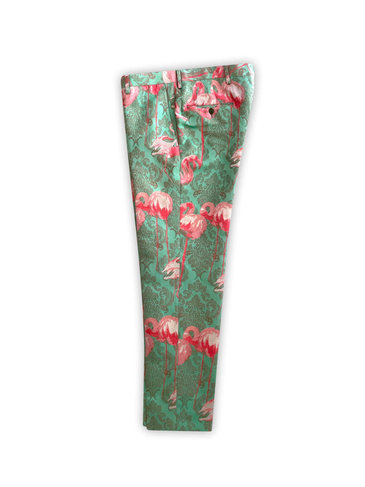 Flamingo Silk Trousers