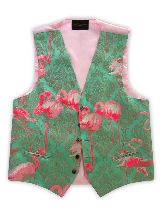 Flamingo Silk Gilet