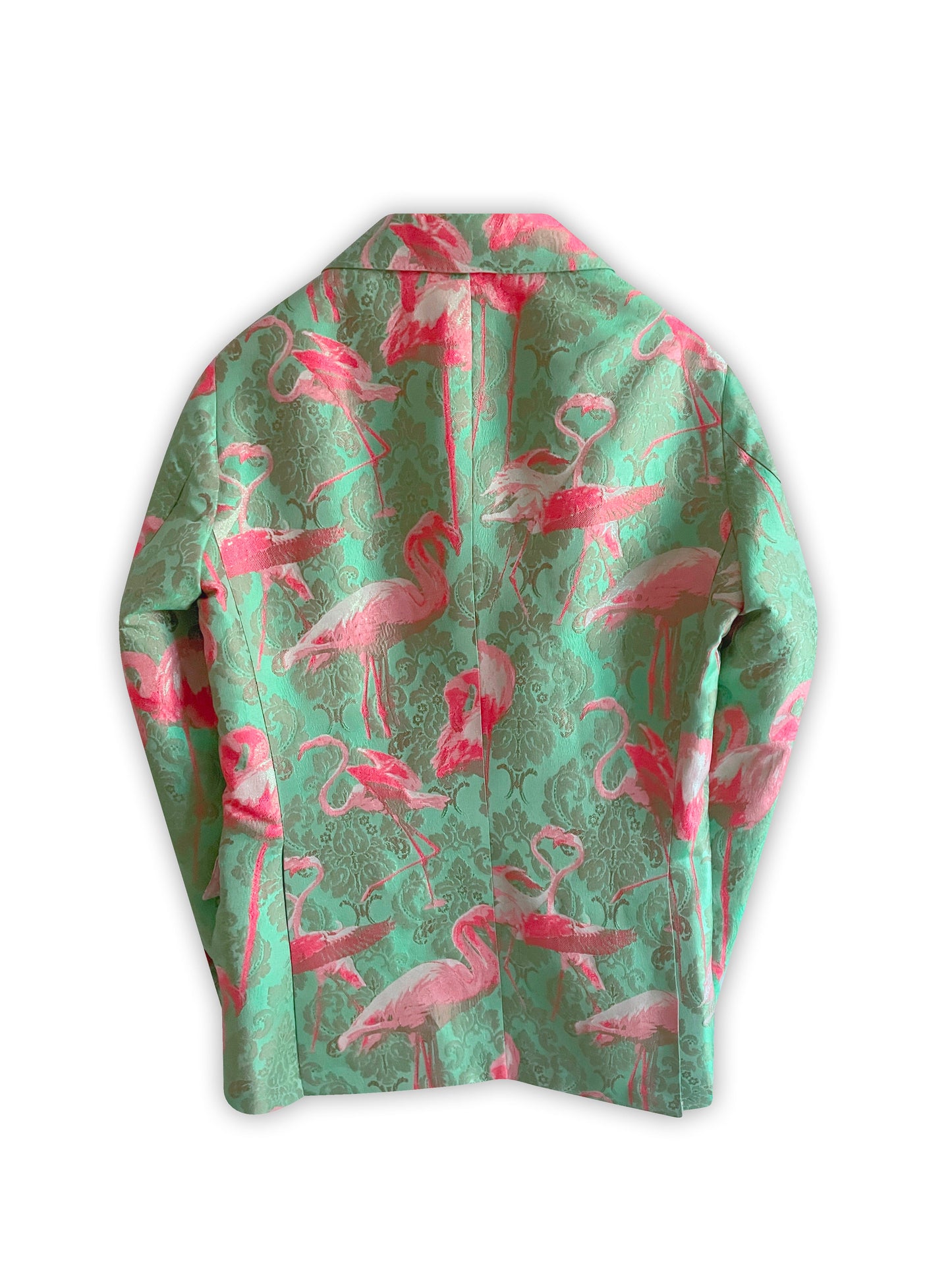 Flamingo Silk Blazer